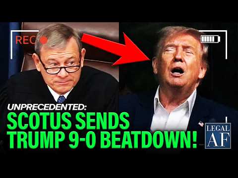 Thumbnail for Trump GOBSMACKED by 9-0 Ruling at Supreme Court | Unprecedented