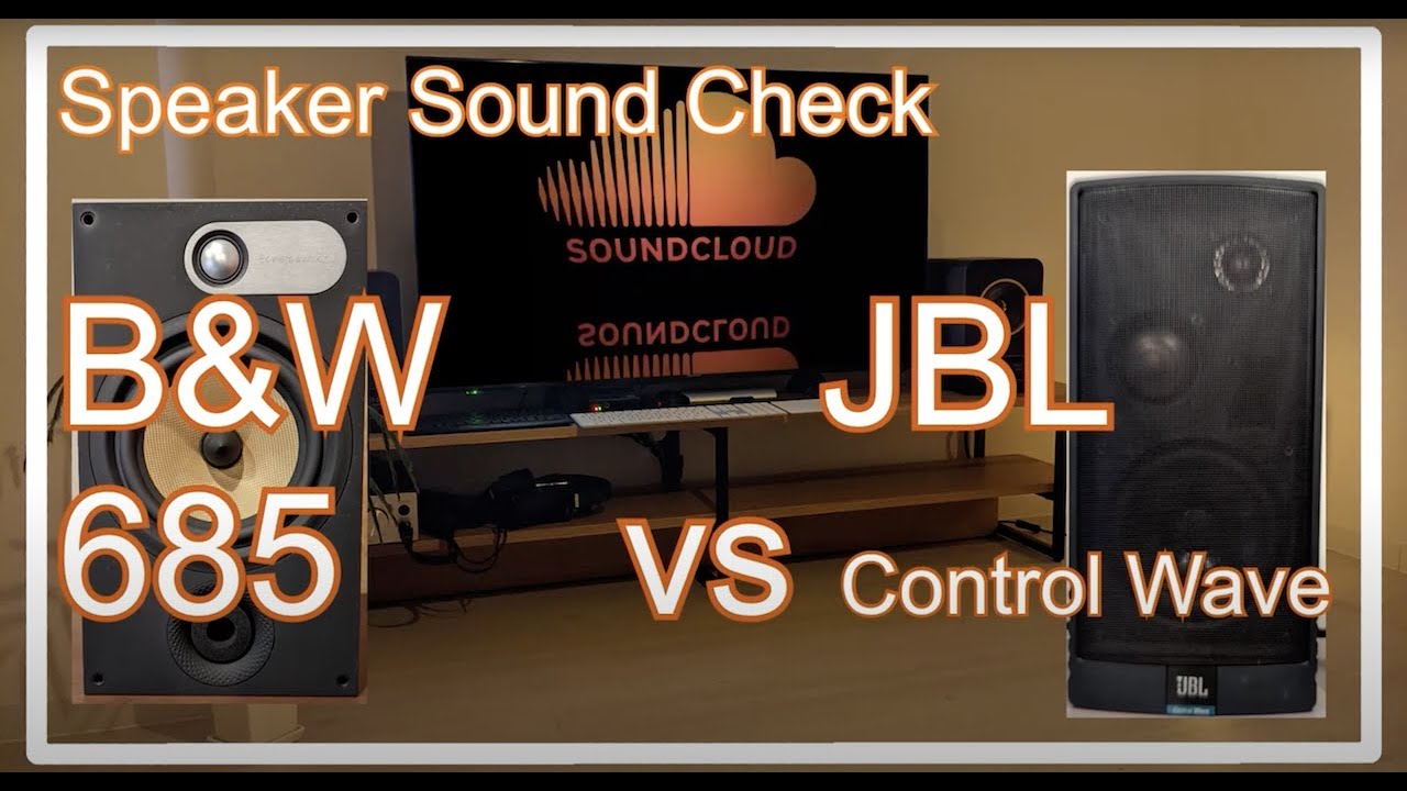 B&W 685 vs JBL ControlWave [Speakers Sound Comparison スピーカー音比較]