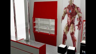 Desain interior toko action figure dan PS screenshot 5