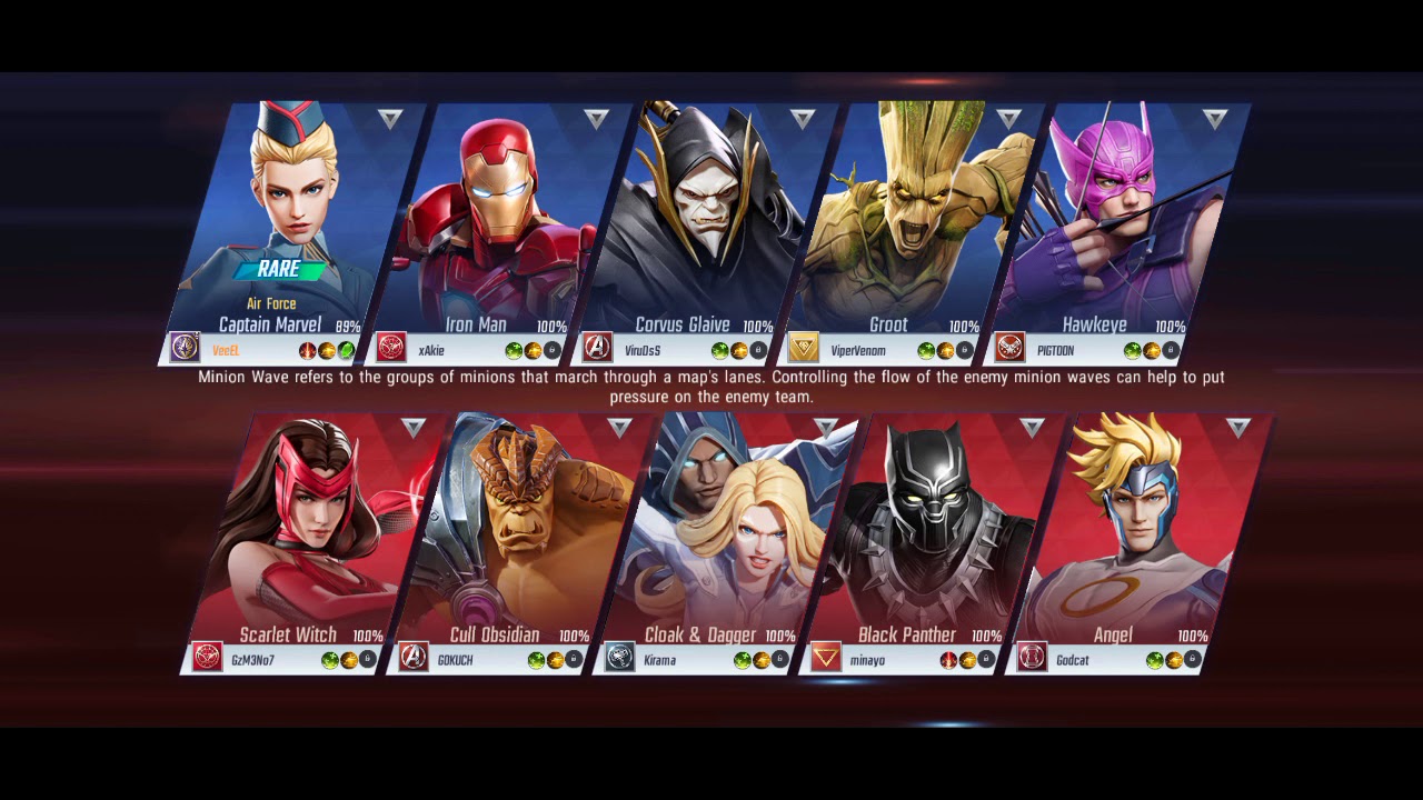 Captain Marvel [Penta K.O.] - Marvel Super War