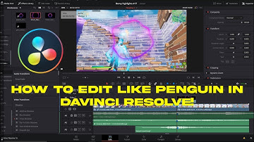 How to make Penguin Transitions in Davinci Resolve| Edit like Numby LMGK and Yarn!