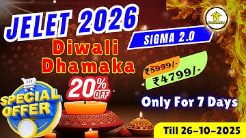 Diwali Offer for JELET 2026 Students 🎇 | 20% Dhamaka Off on JELET 2026 Course | Easy2Learning