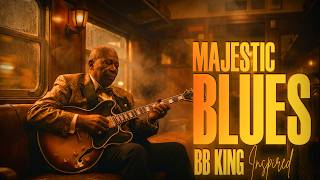 Blues in the Shadows | B.B. King Inspired Slow Guitar &amp; Whiskey Vibes 🎸👑
