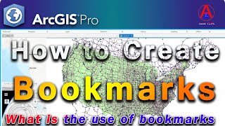 How to create bookmarks in ArcGIS Pro|Bookmarks in ArcGIS Pro