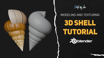 Creating a 3D Shell: Simple Method Tutorial | Blender Modeling | Shift 4 Cube