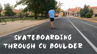 Skateboarding Through Boulder, Colorado | 4K | CU BOULDER |