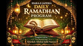 Ramadhan Daily Program Day 26