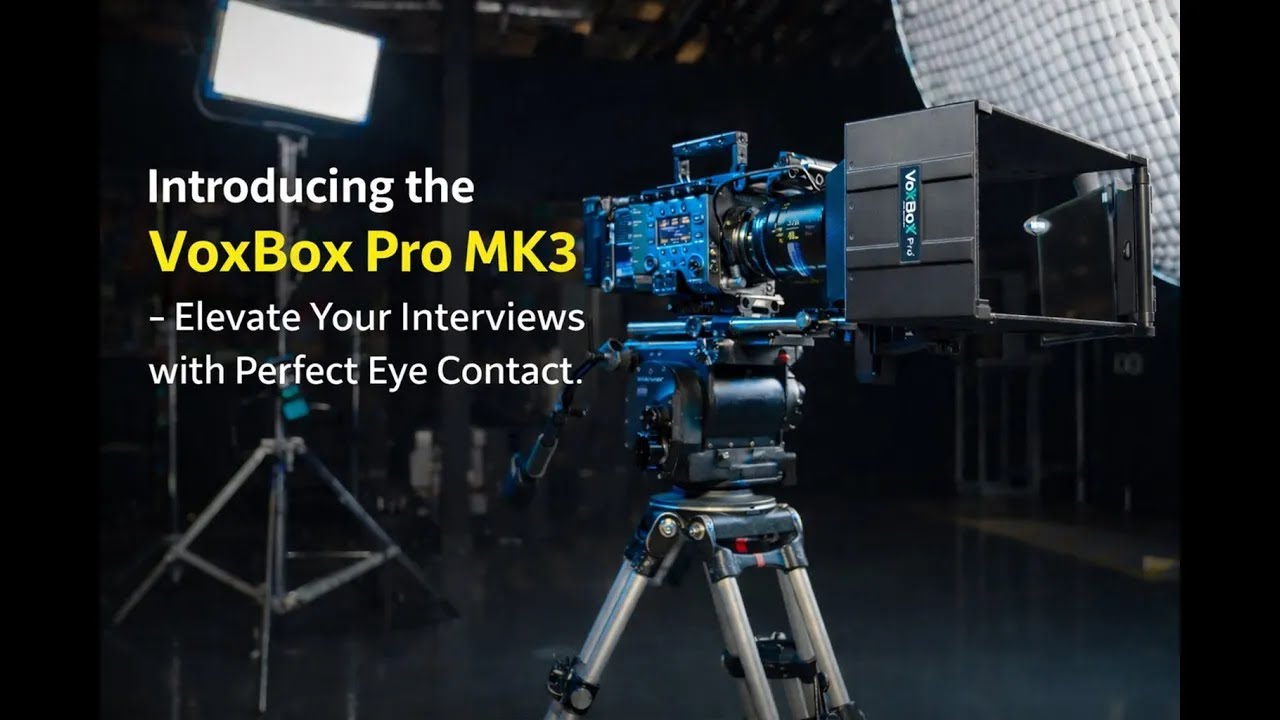 Primelight VoxBox Pro MK3 — Elevate Your Interviews with Perfect Eye Contact