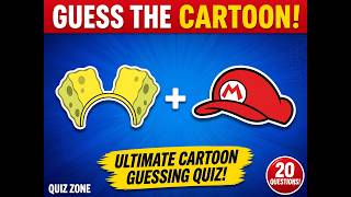 Can You Guess All 20 Cartoons? 🤯🔥 Ultimate Cartoon Quiz | Only True Fans Can Score 20/20!