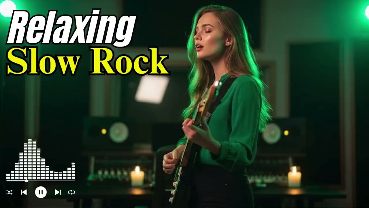 Slow Rock Soft Ambience 🌌 Calm Rock Music for Peaceful Moments