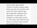 SONI YA BOYE TLOBA TEEMICHOU ZOLEMBOLA LIMUTI
