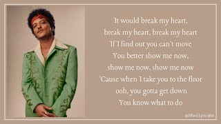 I JUST MIGHT - BRUNO MARS LYRICS