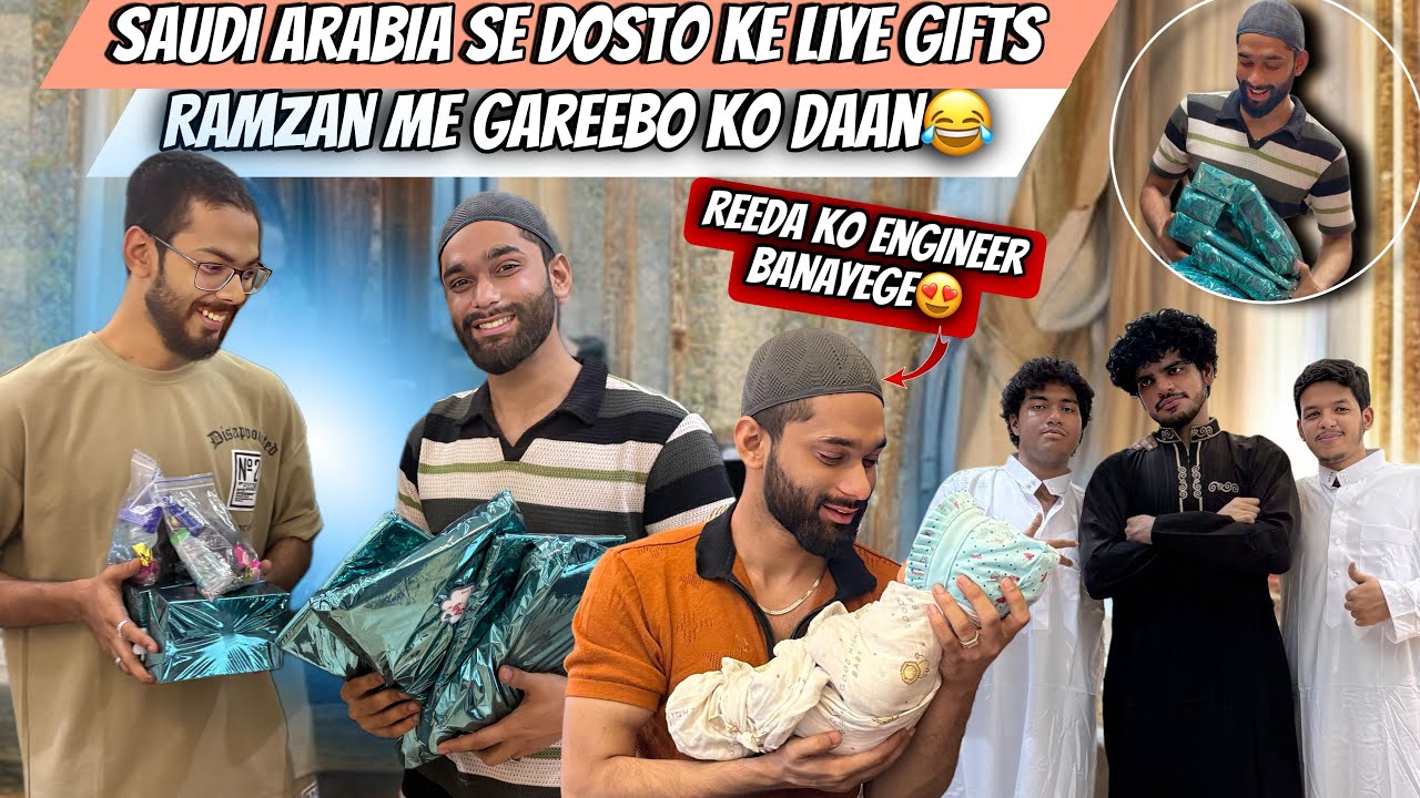 Reeda Ko Engineer Banayege😂Saudi Arabia Se Dosto ke Liye Gifts | Garebo Me Daan | AALTU FALTU |