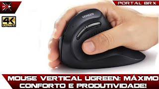 Mouse Vertical UGREEN Maximo Conforto e Produtividade