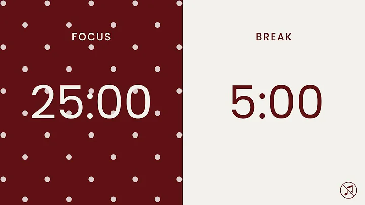 25/5 Pomodoro Timer  🍂 Autumn/Fall | 4 x 25 min | Focus | Study | Reflection | Productivity