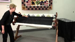 Attaching Fabric To A Grace Hand Quilting Frame