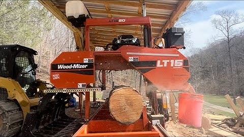 WoodMizer Sawmill and Edger in Action