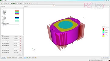 PZFlex - CAD Import of 3D Transducer