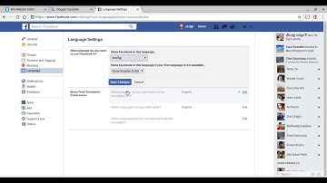 How to Change Facebook Language to Khmer Language របៀបប្តូរភាសានៅក្នុងFacebookទៅជាអក្សរខ្មែរ