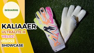 Kaliaaer ULTRALITE X VELOZ Pink Goalkeeper Glove Showcase