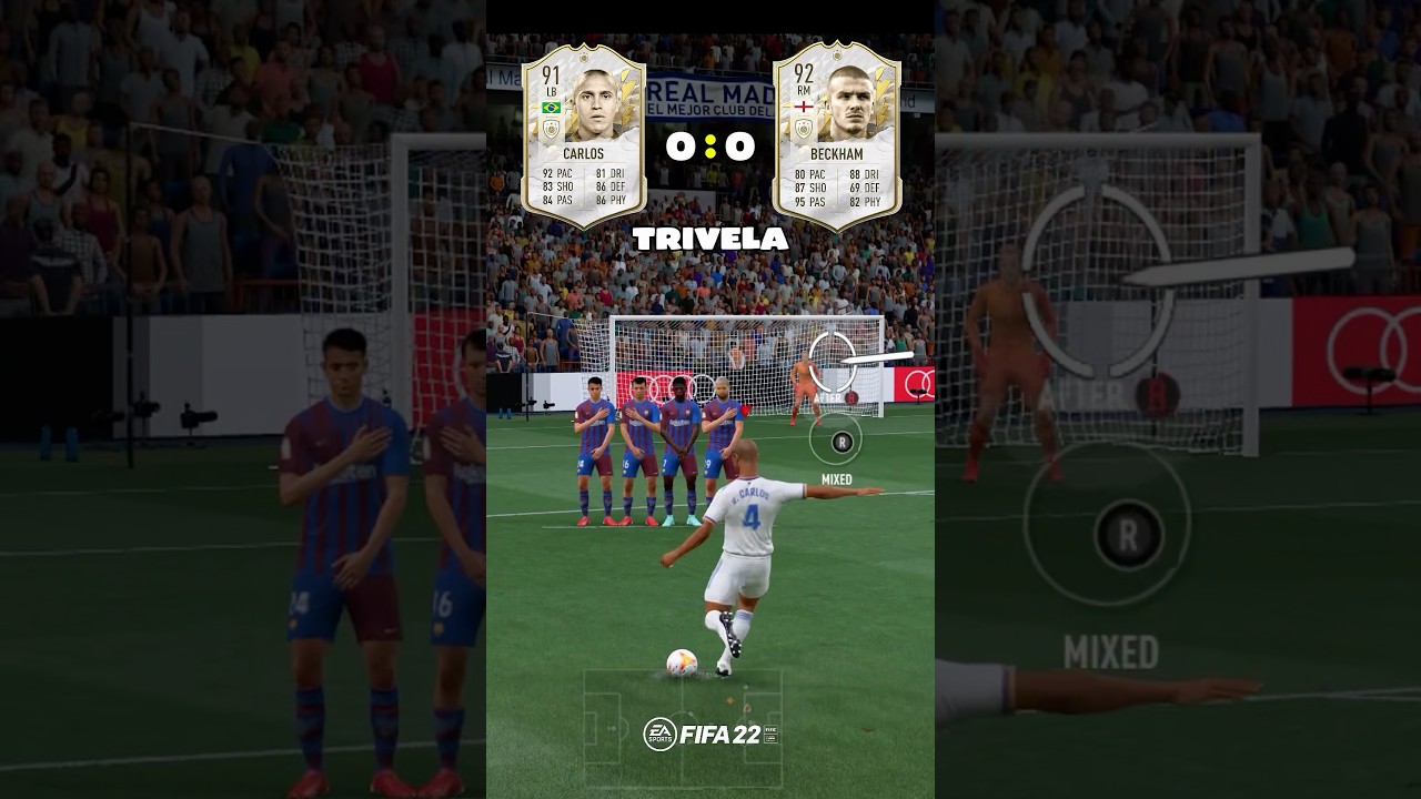 Roberto Carlos & Beckham FIFA 22 - FC 25 Free Kick