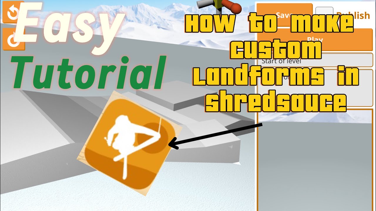 How to make custom landscapes in Shredsauce