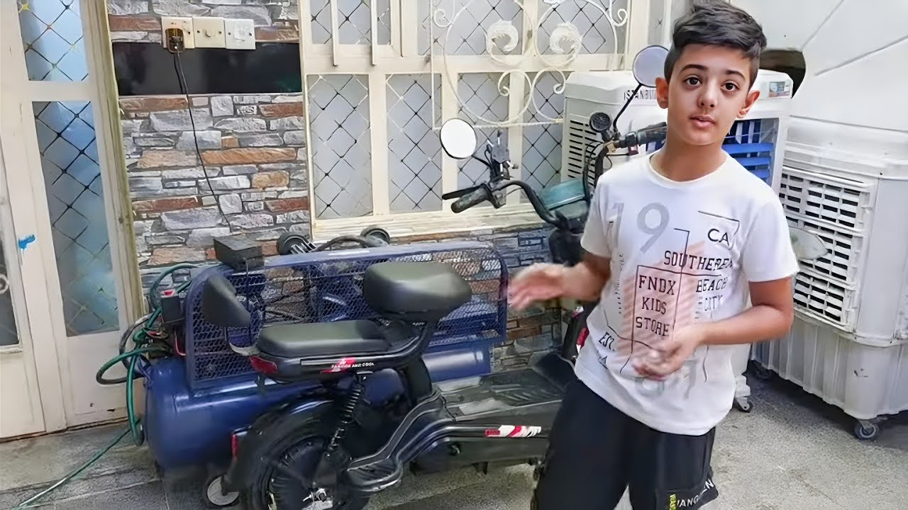 دراجه شحن حمودي جربه تفحيط بس الدراج حجم 14