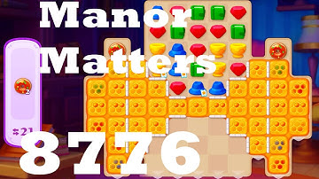 Manor Matters 8776 HD Gameplay Walkthrough | 3 match puzzle game Android | IOS | GameGo Game