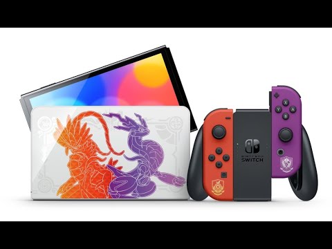 Nintendo Switch Modèle OLED Edition Pokémon Ecarlate & Pokémon Violet