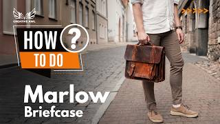 MARLOW BRIEFCASE DIY Leather Tutorial
