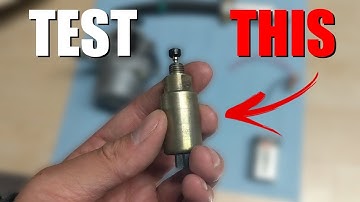 How to Test a Fuel Shut-off Solenoid