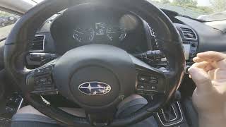 Subaru Levorg (2015-2018) – How to Enable or Disable Cruise Control