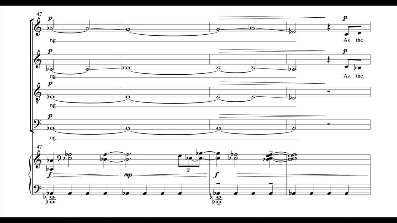 The Piano Tuner (SATB Chorus & Piano) | Dale Trumbore