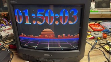 Vaporwave Dali Clock on Feather ESP32 v2 @adafruit @johnedgarpark #adafruit