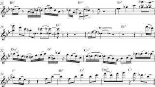 John Scofield "You speak my language" Transcription chords