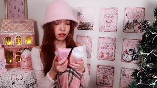 ASMR RP 🎀 Hanging Out in Your Sister's Room on Christmas Day (hair brush, hand scrub, lotion) screenshot 2