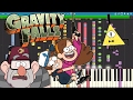 IMPOSSIBLE REMIX - Gravity Falls Theme Song - Piano Cover