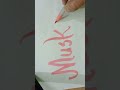 Brushpen magic #music #punjabisong #punjabimusic #newsong #education #shortvideo #handwriting