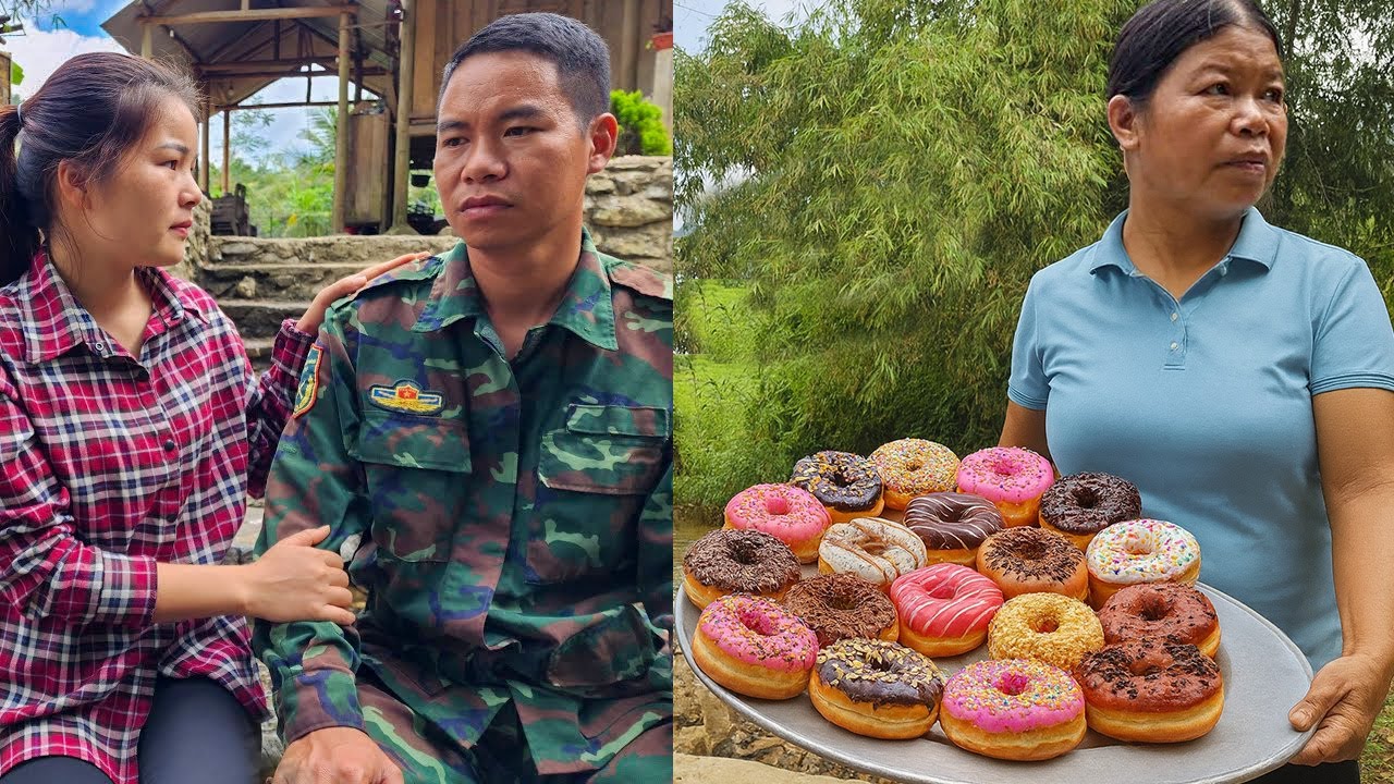 My Wife Makes Donuts to Sell - The Evil Mother Comes to Steal Them for Own | Ly Tieu Ha's Husband
