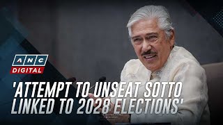 Drilon: Attempt to unseat Sotto linked to 2028 elections | ANC