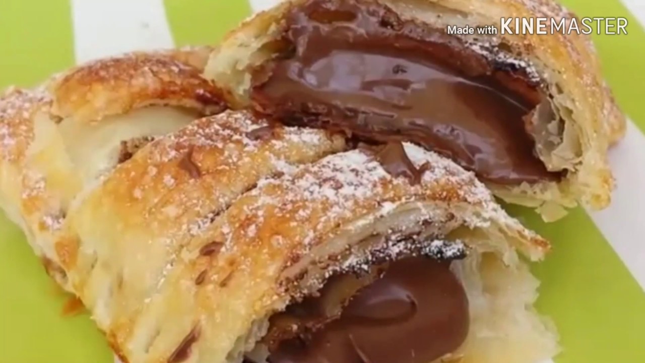 تحلية في دقيقة بالعجينة المورقة الجاهزة