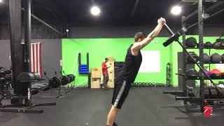 Explosive Landmine Squat Press