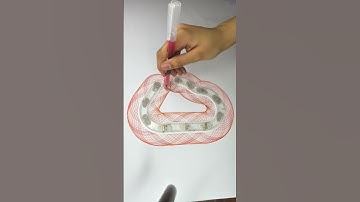 Oddly Satisfying and Hypnotic Spirograph Masterpiece #art #asmr #spirograph #shorts #2025 #usa