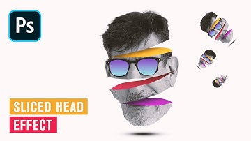 How to create sliced head effect - Photoshop tutorial