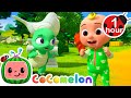 Peekaboo  1 hour of cocomelon animal time  learning with animals  nursery rhymes
