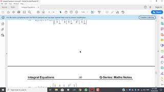 Integral Equations lecture 9