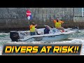 Haulover inlet bridge crash inspection gone wrong  haulover boats  wavy boats