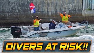 Haulover Inlet Bridge CRASH Inspection Gone Wrong! | Haulover Boats | Wavy Boats