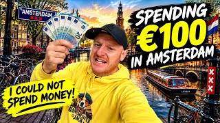 TRYING To Spend €100 in Amsterdam
