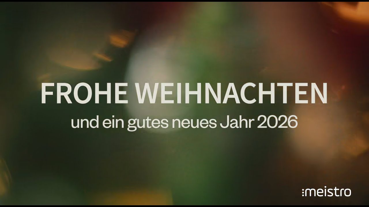Der meistro Weihnachtsgruß 2025